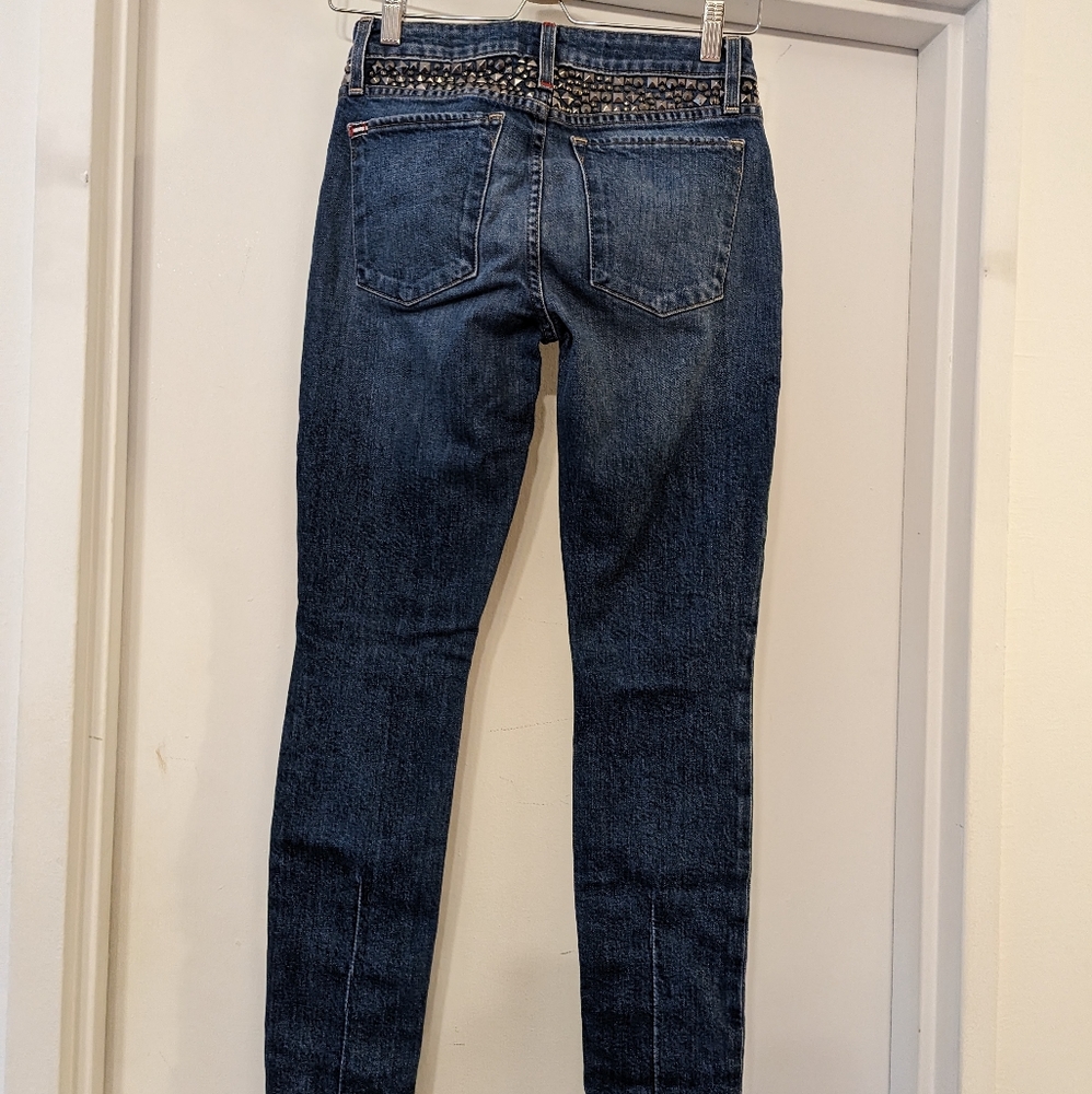 Alice + Olivia Studded Good Radar Love Skinny Jeans 25